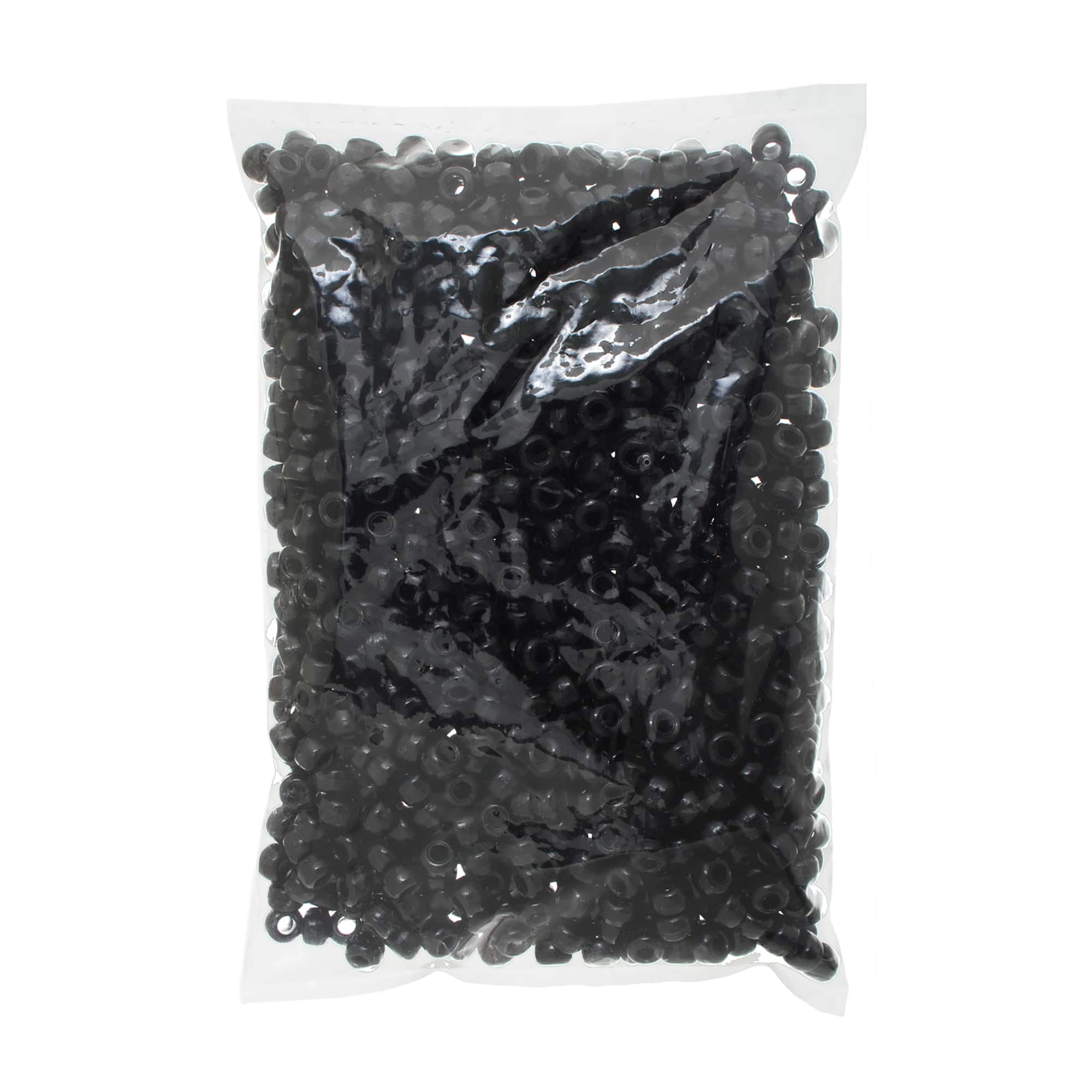John Bead 9mm Opaque Plastic Pony Beads, 1,000ct